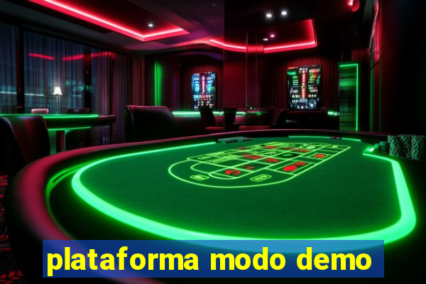 plataforma modo demo